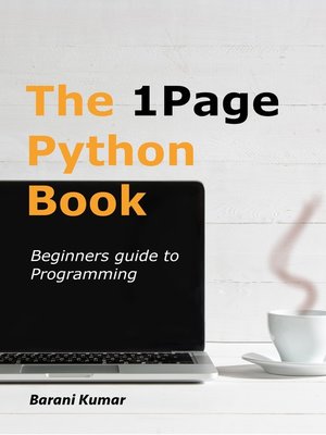 cover image of The 1 Page Python Book